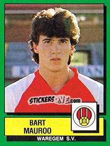 Sticker Bart Mauroo - Football Belgium 1988-1989 - Panini