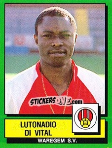 Figurina Lutonadio Di Vital - Football Belgium 1988-1989 - Panini