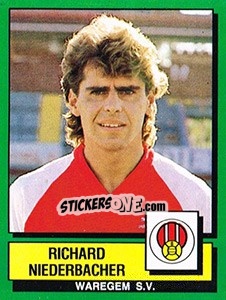 Sticker Richard Niederbacher - Football Belgium 1988-1989 n. 326 - Panini