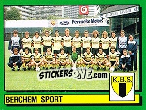 Figurina Equipe/Elftal - Football Belgium 1988-1989 n. 329 - Panini