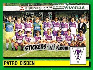 Figurina Equipe/Elftal - Football Belgium 1988-1989 - Panini