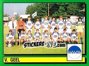 Sticker Equipe/Elftal