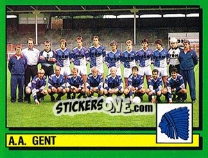 Cromo Equipe/Elftal - Football Belgium 1988-1989 - Panini