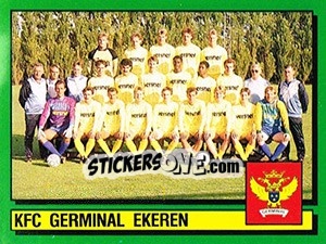 Sticker Equipe/Elftal - Football Belgium 1988-1989 - Panini