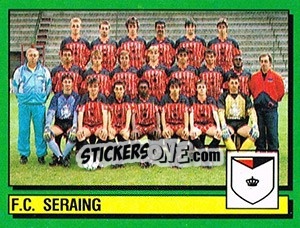 Sticker Equipe/Elftal - Football Belgium 1988-1989 - Panini