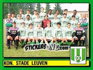 Sticker Equipe/Elftal - Football Belgium 1988-1989 - Panini