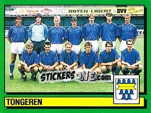 Cromo Equipe/Elftal - Football Belgium 1988-1989 - Panini