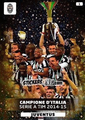 Sticker Campione in carica Serie A TIM - Calciatori 2015-2016. Adrenalyn XL - Panini