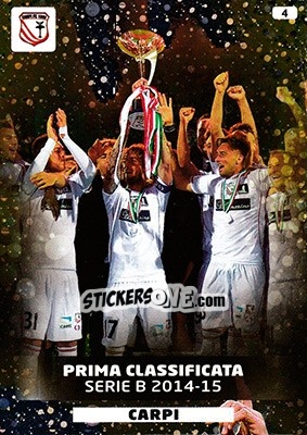 Sticker Carpi - Calciatori 2015-2016. Adrenalyn XL n. 4 - Panini