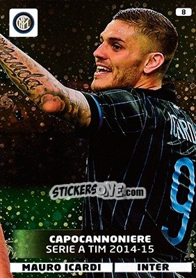 Sticker Mauro Icardi - Calciatori 2015-2016. Adrenalyn XL n. 8 - Panini