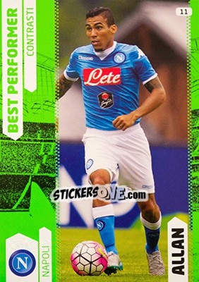 Sticker Allan - Calciatori 2015-2016. Adrenalyn XL n. 11 - Panini