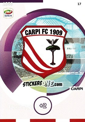 Sticker Logo - Calciatori 2015-2016. Adrenalyn XL n. 17 - Panini