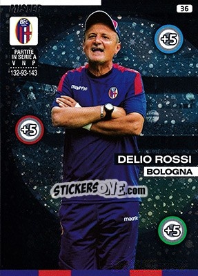 Cromo Delio Rossi - Calciatori 2015-2016. Adrenalyn XL - Panini