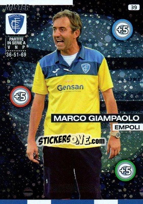 Sticker Marco Giampaolo - Calciatori 2015-2016. Adrenalyn XL n. 39 - Panini