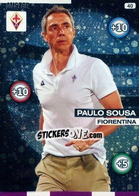 Sticker Paulo Sousa - Calciatori 2015-2016. Adrenalyn XL n. 40 - Panini