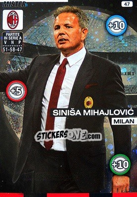 Figurina Siniša Mihajlovic - Calciatori 2015-2016. Adrenalyn XL - Panini