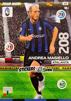 Sticker Andrea Masiello - Calciatori 2015-2016. Adrenalyn XL n. 59 - Panini