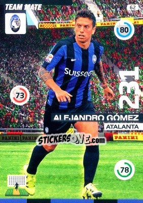 Sticker Alejandro Gómez - Calciatori 2015-2016. Adrenalyn XL - Panini