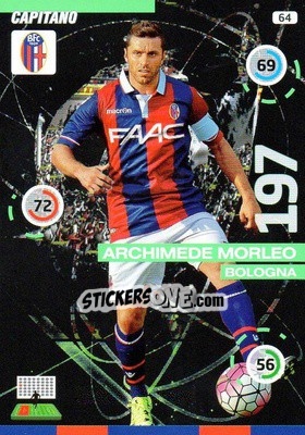 Cromo Archimede Morleo - Calciatori 2015-2016. Adrenalyn XL n. 64 - Panini