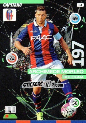 Figurina Archimede Morleo - Calciatori 2015-2016. Adrenalyn XL - Panini