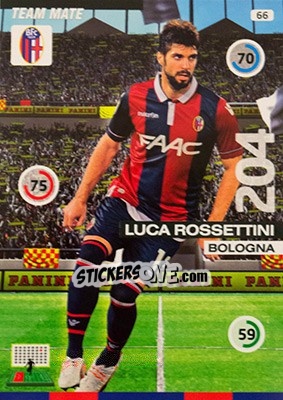 Figurina Luca Rossettini - Calciatori 2015-2016. Adrenalyn XL - Panini
