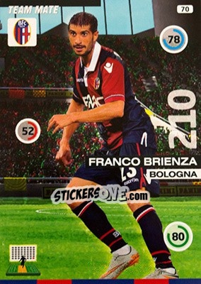 Sticker Franco Brienza - Calciatori 2015-2016. Adrenalyn XL n. 70 - Panini