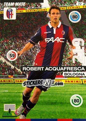 Sticker Robert Acquafresca - Calciatori 2015-2016. Adrenalyn XL n. 72 - Panini
