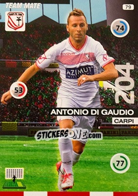 Sticker Antonio Di Gaudio - Calciatori 2015-2016. Adrenalyn XL n. 79 - Panini