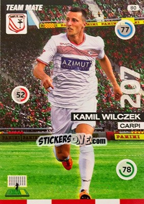 Figurina Kamil Wilczek - Calciatori 2015-2016. Adrenalyn XL - Panini