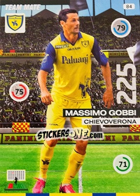 Sticker Massimo Gobbi - Calciatori 2015-2016. Adrenalyn XL n. 84 - Panini