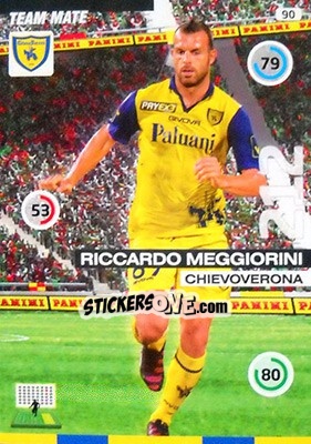 Cromo Riccardo Meggiorini - Calciatori 2015-2016. Adrenalyn XL n. 90 - Panini