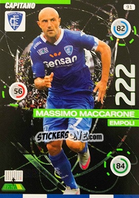 Figurina Massimo Maccarone - Calciatori 2015-2016. Adrenalyn XL - Panini