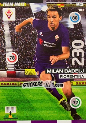 Cromo Milan Badelj - Calciatori 2015-2016. Adrenalyn XL - Panini