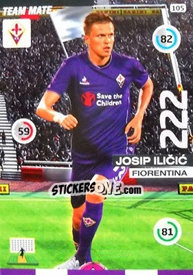 Sticker Josip Ilicic - Calciatori 2015-2016. Adrenalyn XL n. 105 - Panini