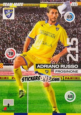 Sticker Adriano Russo - Calciatori 2015-2016. Adrenalyn XL n. 112 - Panini