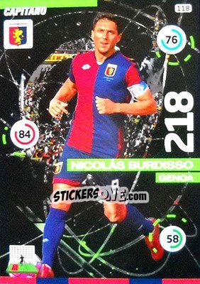 Sticker Nicolás Burdisso - Calciatori 2015-2016. Adrenalyn XL - Panini