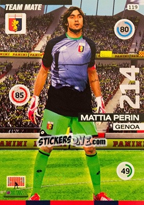 Sticker Mattia Perin - Calciatori 2015-2016. Adrenalyn XL - Panini