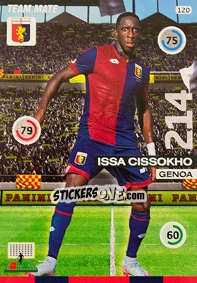Sticker Issa Cissokho - Calciatori 2015-2016. Adrenalyn XL n. 120 - Panini
