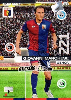 Sticker Giovanni Marchese - Calciatori 2015-2016. Adrenalyn XL n. 121 - Panini