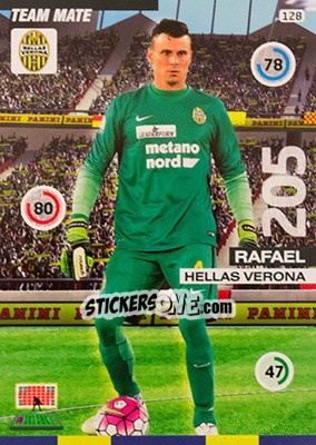 Sticker Rafael - Calciatori 2015-2016. Adrenalyn XL n. 128 - Panini