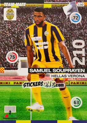 Cromo Samuel Souprayen - Calciatori 2015-2016. Adrenalyn XL - Panini