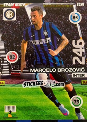Sticker Marcelo Brozovic - Calciatori 2015-2016. Adrenalyn XL n. 141 - Panini
