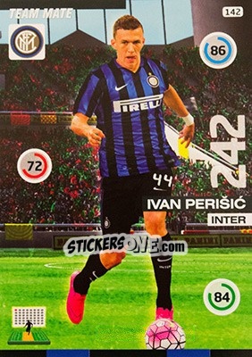 Sticker Ivan Perišic - Calciatori 2015-2016. Adrenalyn XL n. 142 - Panini