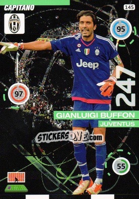 Sticker Gianluigi Buffon - Calciatori 2015-2016. Adrenalyn XL n. 145 - Panini