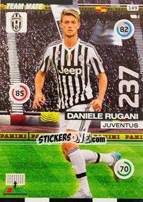 Sticker Daniele Rugani - Calciatori 2015-2016. Adrenalyn XL n. 149 - Panini