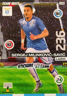 Sticker Sergej Milinkovic-Savic - Calciatori 2015-2016. Adrenalyn XL n. 159 - Panini