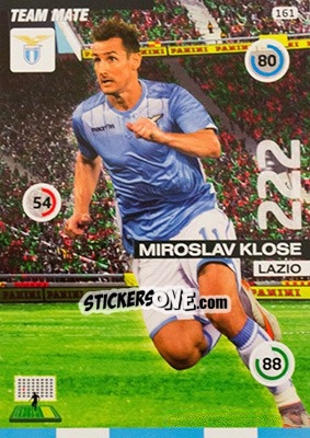 Sticker Miroslav Klose - Calciatori 2015-2016. Adrenalyn XL n. 161 - Panini