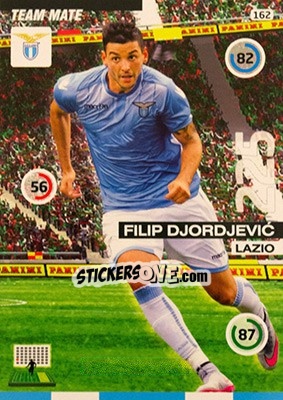 Figurina Filip Djordjevic - Calciatori 2015-2016. Adrenalyn XL n. 162 - Panini