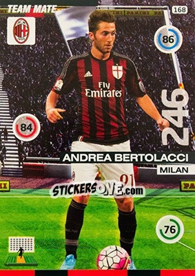 Figurina Andrea Bertolacci - Calciatori 2015-2016. Adrenalyn XL - Panini