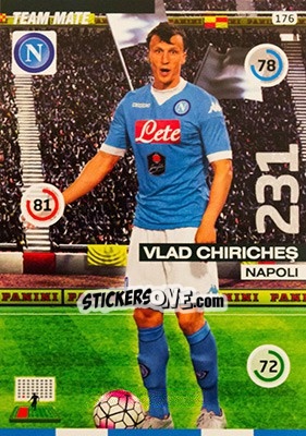 Sticker Vlad Chiricheș - Calciatori 2015-2016. Adrenalyn XL n. 176 - Panini